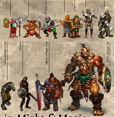 Эволюция орков во вселенной Might and Magic. Как эти маленькие существа эволюционировали в огромных и опасных монстров.