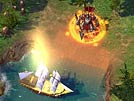 Полюбуемся на кораблики в Heroes 5 и на высокую эльфийскую башню.