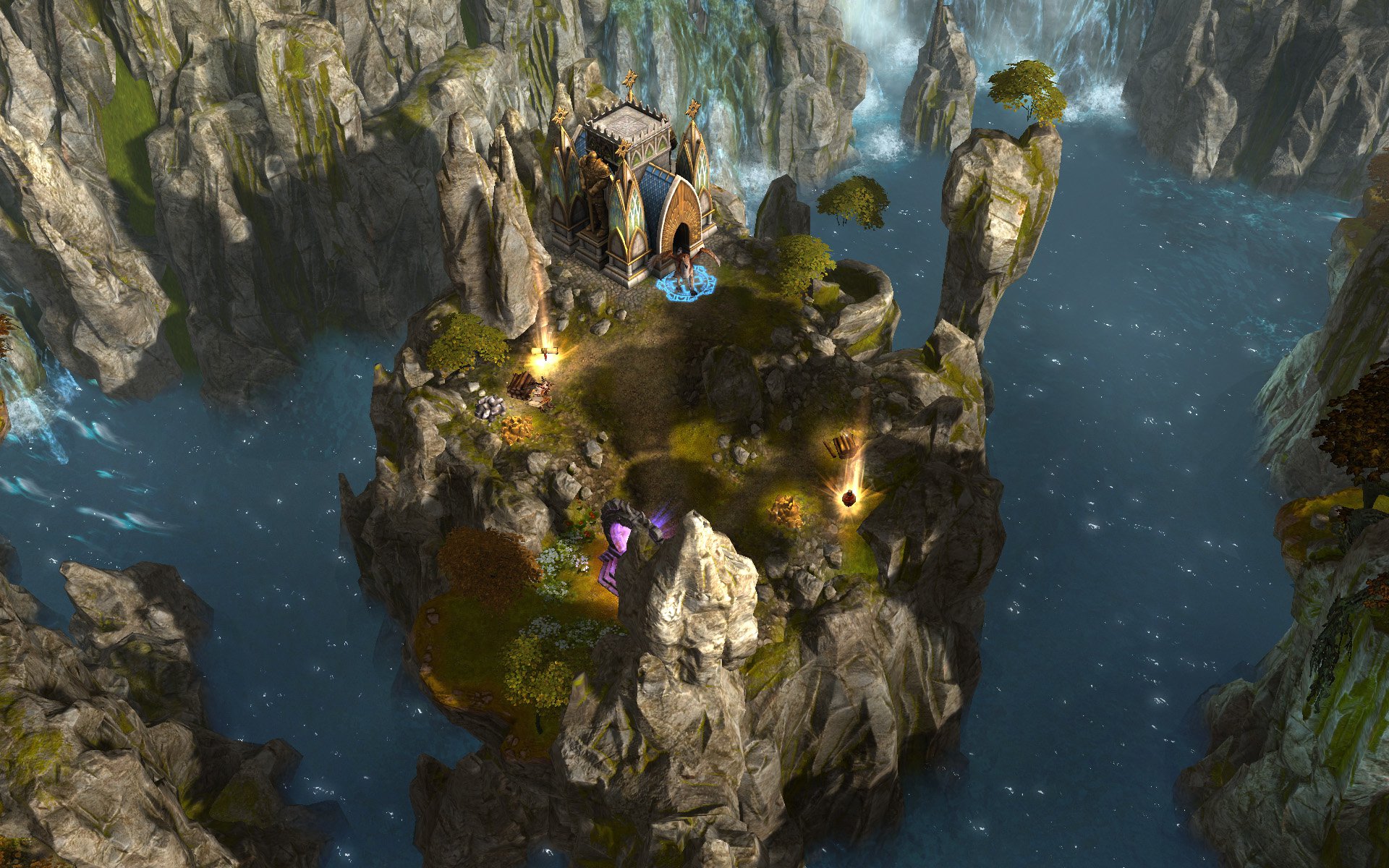 Меч и Магия: Герои 6 - Might and Magic: Heroes VI   Отдаленное жилище  Haven  расположенное на одиноком скалистом острове, окруженном водами Асхана.